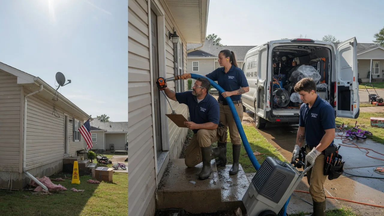 Ceiling Water Damage Restoration in Morse, TX near me